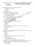 Đề thi thử THPT Quốc gia năm 2017 môn GDCD (Đề thi minh họa)