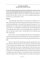 Báo cáo về quản trị hành vi tổ chức trong doanh nghiệp bạn 