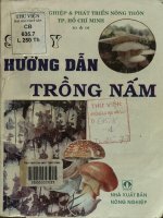 Sổ tay hướng dẫn trồng nấm  lê duy thắng, trần văn minh 