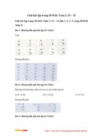 Giải bài tập trang 50 SGK Toán 2: 51 - 15