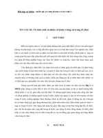 Bài tập năm loại chính của tính cách cá nhân và hành vi ứng xử