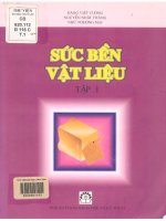 Sức bền vật liệu  tập 1  đặng việt cương, nguyễn nhật thăng, nhữ phương mai 