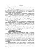 NGHIÊN CỨU SỰ PHÁT TRIỂN CÁC KHU CÔNG NGHIỆP Ở VÙNG BẮC TRUNG BỘ