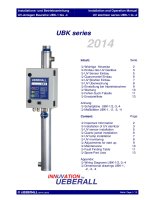 Hướng dẫn sử dụng, sửa chữa và bảo dưỡng thiết bị khử trùng UV