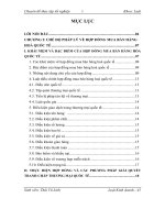 Một số kiến nghị nhằm nâng cao hiệu quả ký kết và thực hiện hợp đồng nhập khẩu tại công ty cổ phần thiết bị công nghiệp và xây dựng Hà nội