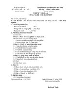 Thiết kế qui trình công nghệ gia công chi tiết Trục máy nghiền ( kèm bản vẽ)