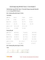 Giải bài tập trang 48 SGK Toán 2: 11 trừ đi một số 11 - 5