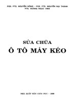 Sửa chữa ô tô   máy kéo  nguyễn nông, hoàng ngọc vinh, nguyễn đại thành 