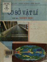 Cơ sở vật lý  tập 3 nhiệt học  david halliday, robert resnick, jearl walker; ngô quốc quýnh và những người khác biên dịch 