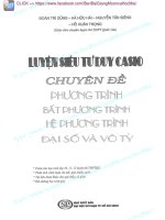 LUYỆN SIÊU tư DUY CASIO