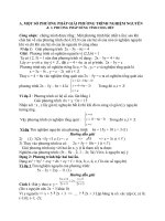 PP giai phuong trinh nghiem nguyen 