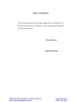 Luận án mô hình chuỗi thời gian phi tuyến (STAR) trong phân tích và dự báo các chỉ tiêu kinh tế vĩ mô ở việt nam 