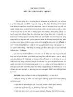 Bài tập hành vi tổ chức về tính cách cá nhân 