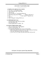 SKKN SỬ DỤNG TÀI LIỆU LỊCH SỬ ĐỊA PHƯƠNG  VÀO DẠY HỌC LỊCH SỬ Ở TRƯỜNG TRUNG HỌC CƠ SỞ