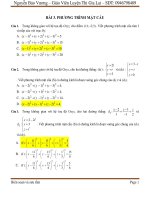 Trắc nghiệm toán học pull tất cả chủ đề ôn thi THPT năm 2017 