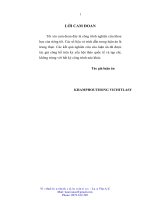 Luận án huy động vốn đầu tư phát triển tại thủ đô viêng chăn nước cộng hòa dân chủ nhân dân làov 