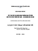 Xử lý nợ xấu tại Ngân hàng Thương mại Cổ phần Đầu tư và Phát triển Việt Nam – Chi nhánh Bắc Hà Nội