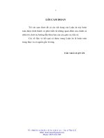 Luận án điều chỉnh hệ thống thuế thu nhập trong điều kiện việt nam là thành viên tổ chức thương mại thế giới (WTO) 
