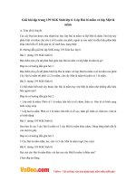 Giải bài tập trang 139 SGK Sinh lớp 6: Lớp Hai lá mầm và lớp Một lá mầm