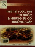Thiết bị tuốc bin hơi nước và những sự cố thường gặp  phạm lương tuệ 