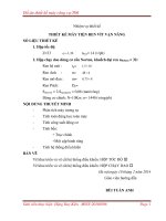 Đồ án Thiết kế máy công cụ Thiết kế máy tiện ren vít vạn năng