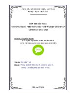 Xây dựng hệ thống tổng đài tin nhắn cung cấp thông tin cho học sinh, sinh viên