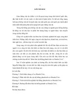 Đề tài Khai thác hệ thống phanh trên xe Honda Civic