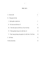 Tiểu luận chất thải y tế ở việt nam hiện thực và giải pháp 