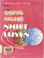 Công nghệ nhiệt luyện  phạm thị minh phương, tạ văn thất 