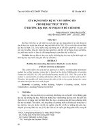 XÂY DỰNG PHÂN HỆ TƯ VẤN THÔNG TIN CHO HỆ HỌC TRỰC TUYẾN Ở TRƯỜNG ĐẠI HỌC SƯ PHẠM TP HỒ CHÍ MINH