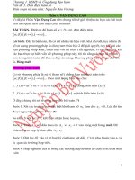 VẬN DỤNG CAO PHẦN ỨNG DỤNG ĐẠO HÀM