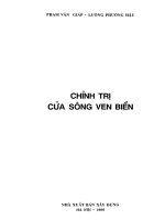 Chỉnh trị cửa sông ven biển  phạm văn giáp, lương phương hậu 