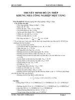 Đồ án Thép khung nhà công nghiệp một tầng