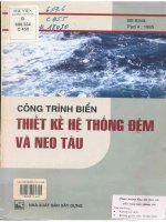 Công trình biển  thiết kế hệ thống đệm và neo tàu  người dịch đặng quang liên, trần văn dung 