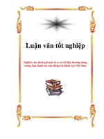 Luận văn nghiên cứu đánh giá một số cơ sở dữ liệu thường dùng trong thực hành tra cứu thông tin thuốc tại việt nam 