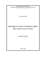 Báo điện tử với vấn đề phát triển bền vững vùng tây bắc 