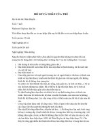 HỒ sơ cá NHÂN của TRẺ