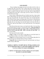 Luận văn phân tích thống kê kết quả sản xuất kinh doanh của công ty dịch vụ hàng không sân bay nội bài 