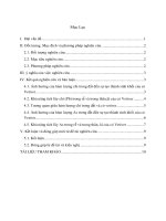 Đề tài Nghiên cứu sử dụng cỏ Vetiver để cải tạo đất bị nhiễm chì (Pb), asen sau khi khai thác khoáng sản ở tỉnh Thái Nguyên