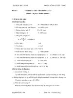 ĐỒ ÁN VỀ ĐỘNG CƠ ĐỐT TRONG