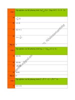 868 câu trắc nghiệm mũ   lôgarit  