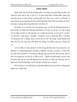 Tiểu luận chiết tách các hợp chất alkaloid trong cây bình vôi 