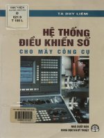 Hệ thống điều khiển số cho máy công cụ  cấu trúc   chức năng   lập trình   vận hành (1999)  tạ duy liêm 