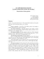 Tiểu luận đánh giá đặc điểm bệnh nhân béo phì tại khoa dinh dưỡng bệnh viện nhi đồng i 