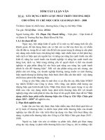 Tóm tắt luận văn đề tài xây dựng chiến lược phát triển thương hiệu cho công ty chè mộc châu giai đoạn 2015   2020