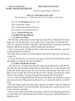 BẢN TỰ KIỂM ĐIỂM ĐÁNH GIÁ CHÂT LƯỢNG ĐẢNG VIÊN NĂM 2015-nguyet