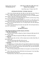 kế hoạch năm mẫu giáo 4 tuổi mới