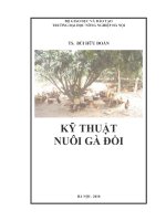 tài liệu kỹ thuật nuôi gà đồi 