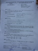 đề thi học sinh giỏi toán THPT Nà Nội năm 2016 2017