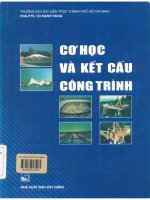 Cơ học và kết cấu công trình  vũ mạnh hùng 